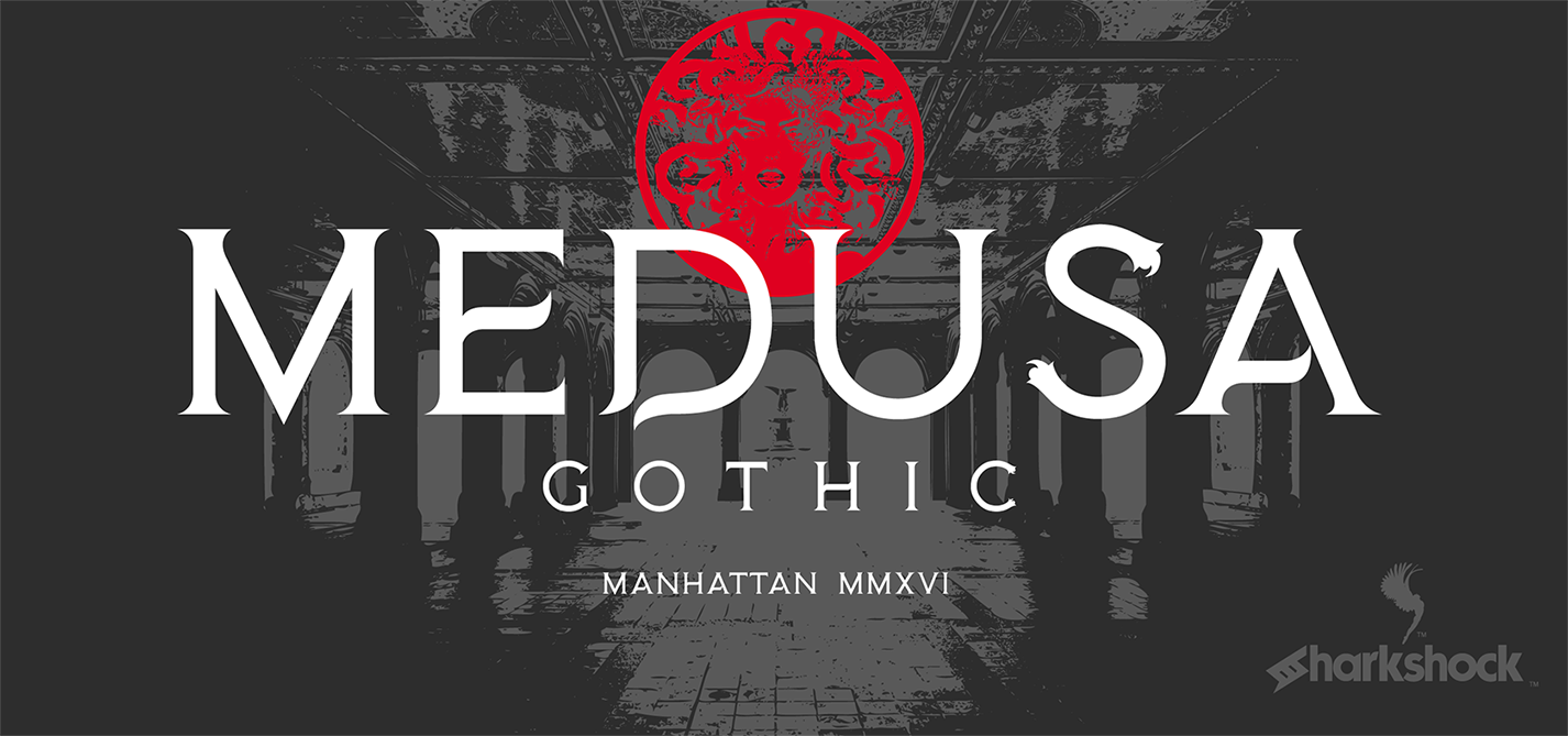 Font Medusa Gothic